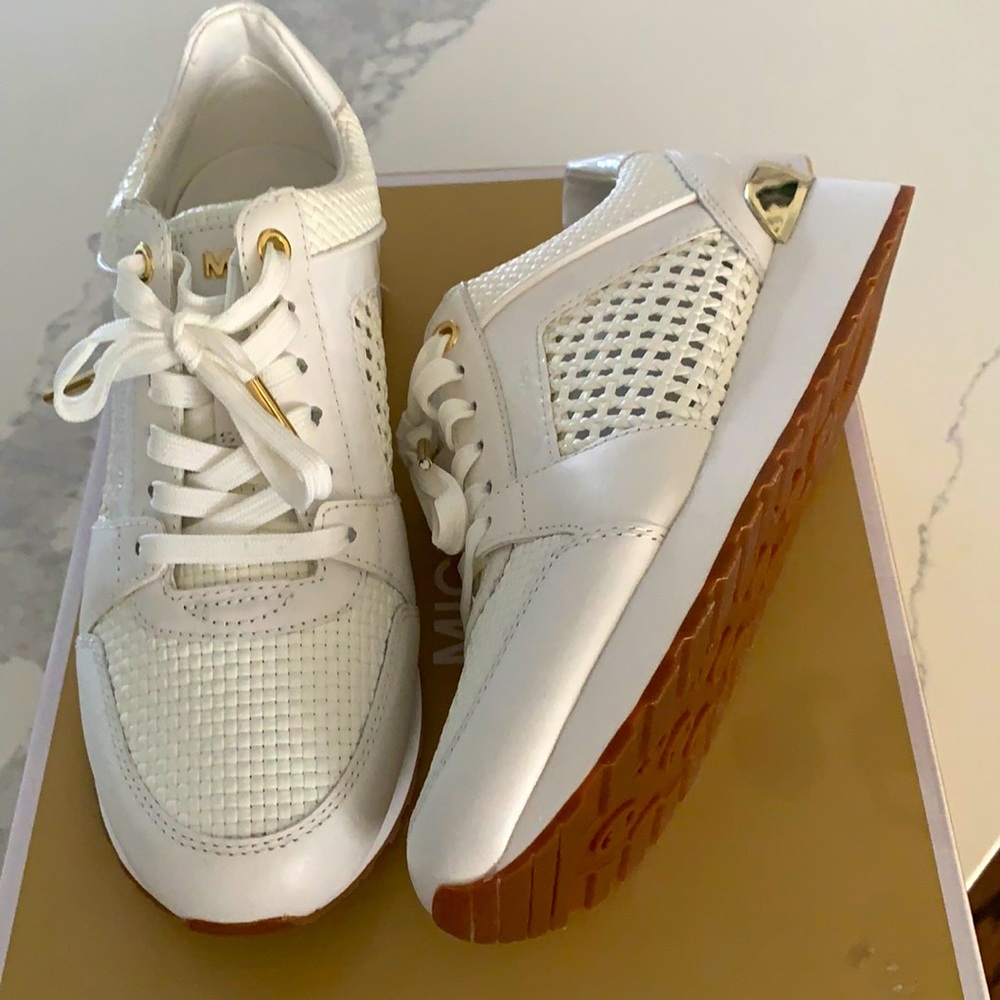 Billie Raffia Detail Trainers